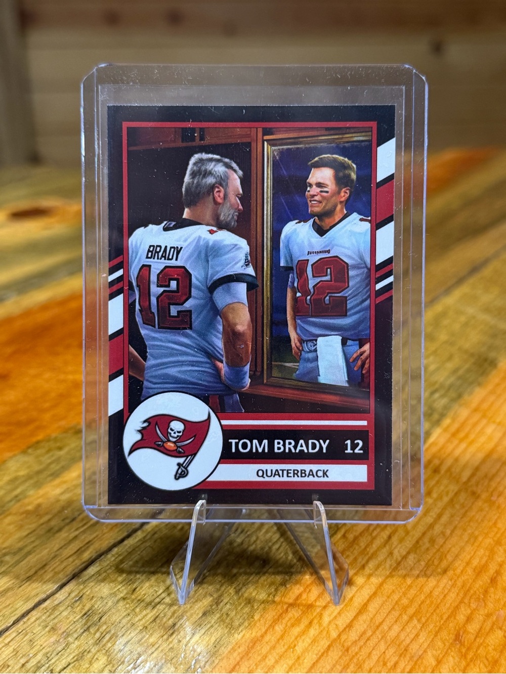 Tom Brady Tampa Bay Buccaneers Custom Football Trading Card